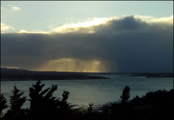 Morning Light and Rain Over The Narrows, Port Stanley